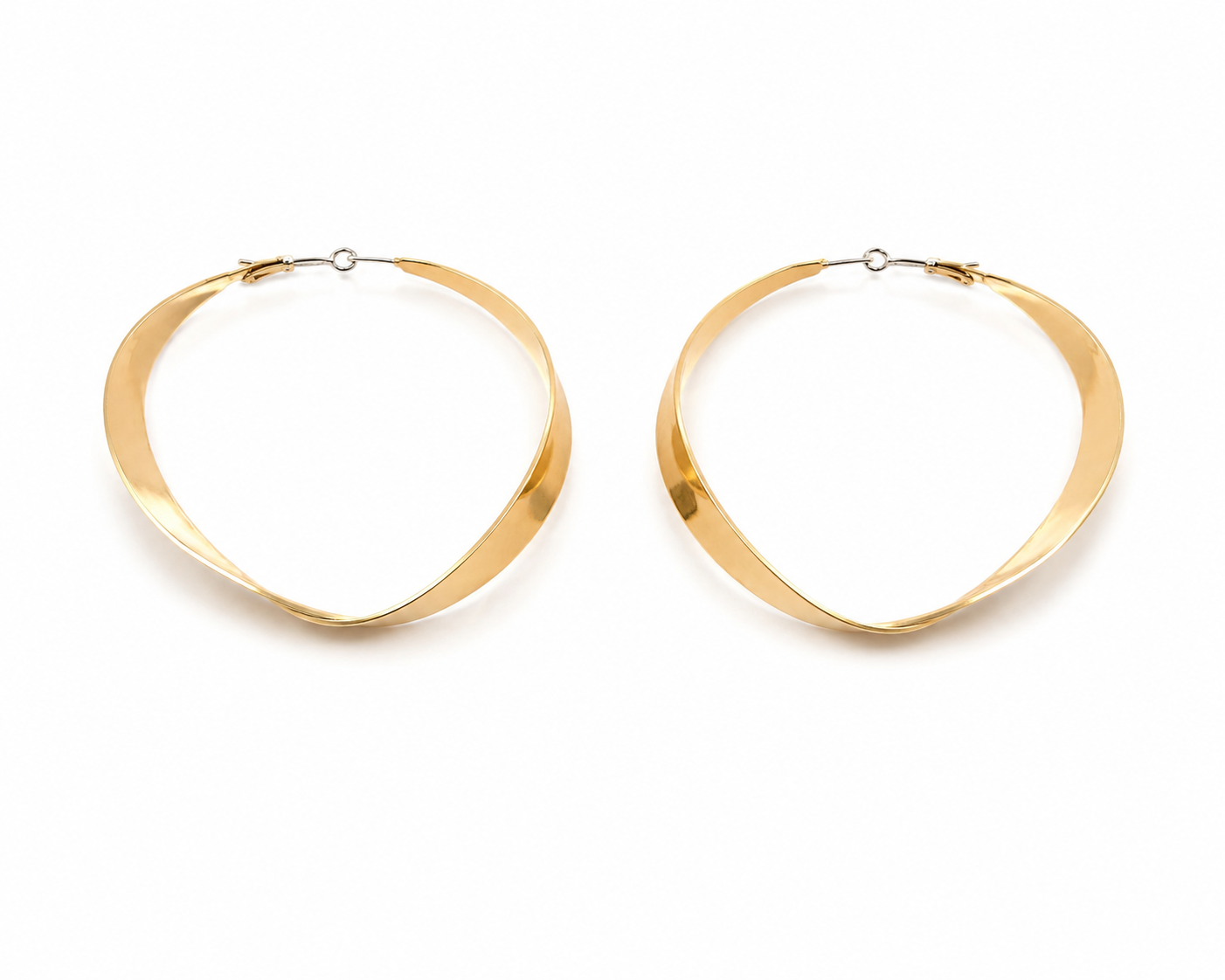 Chic Twist Hoops-Earrings