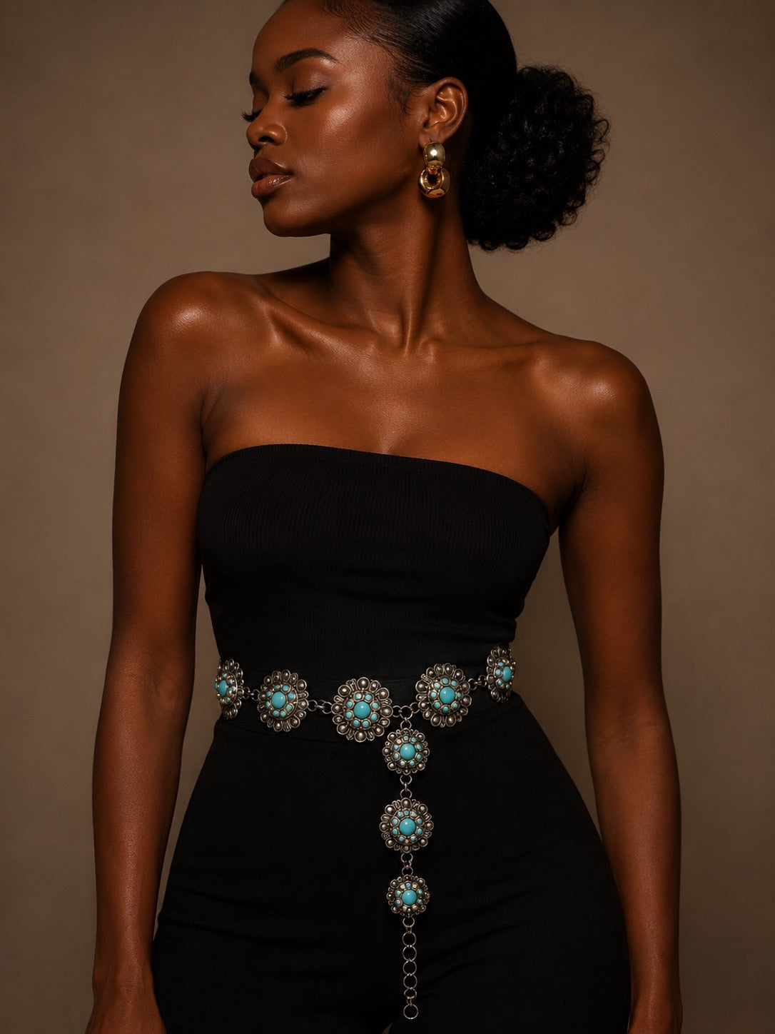 Turquoise Reign Statement-Belts