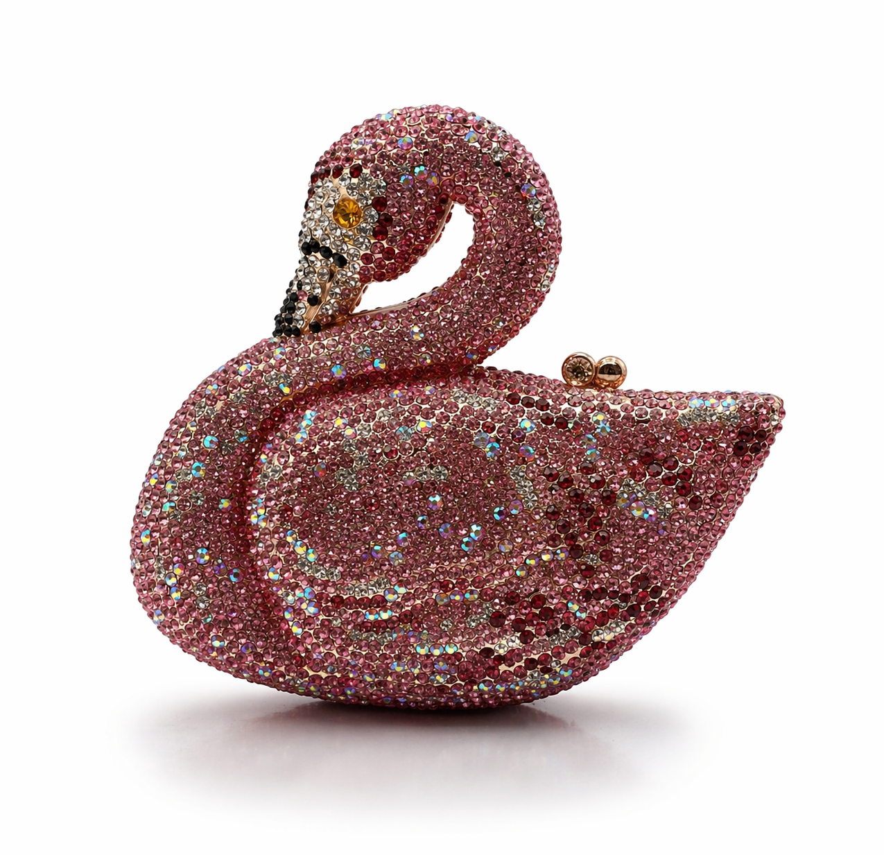 Flamingo Fantasy Crystal Clutch-Purse