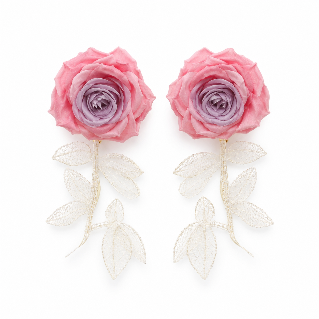 Rosé in Full Bloom-Earrings