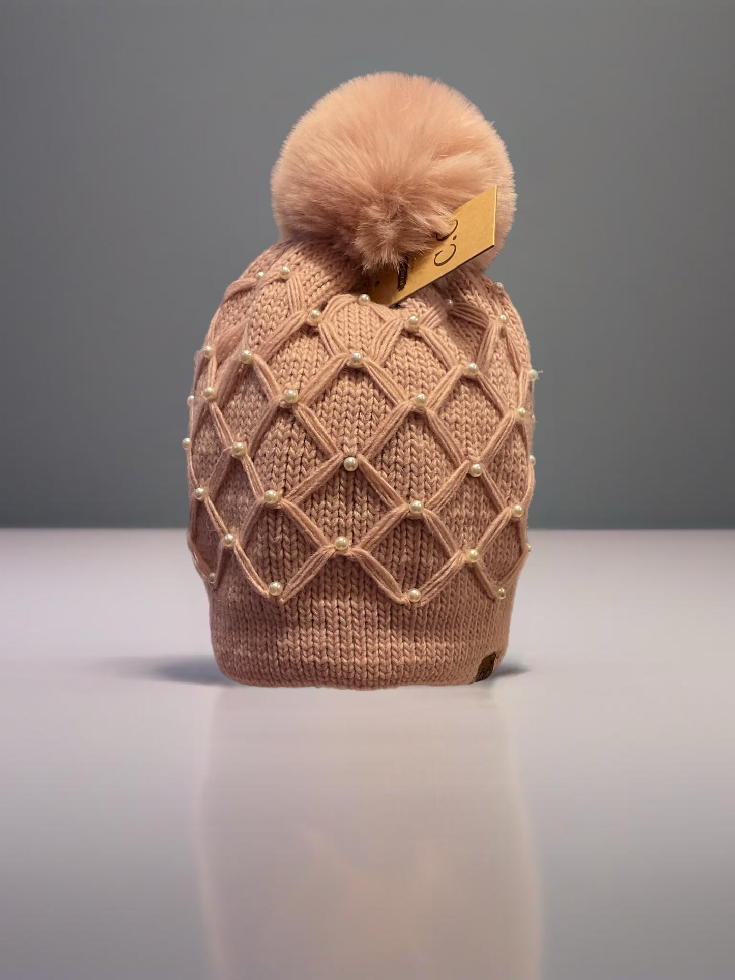 Pink Pearl Beanie