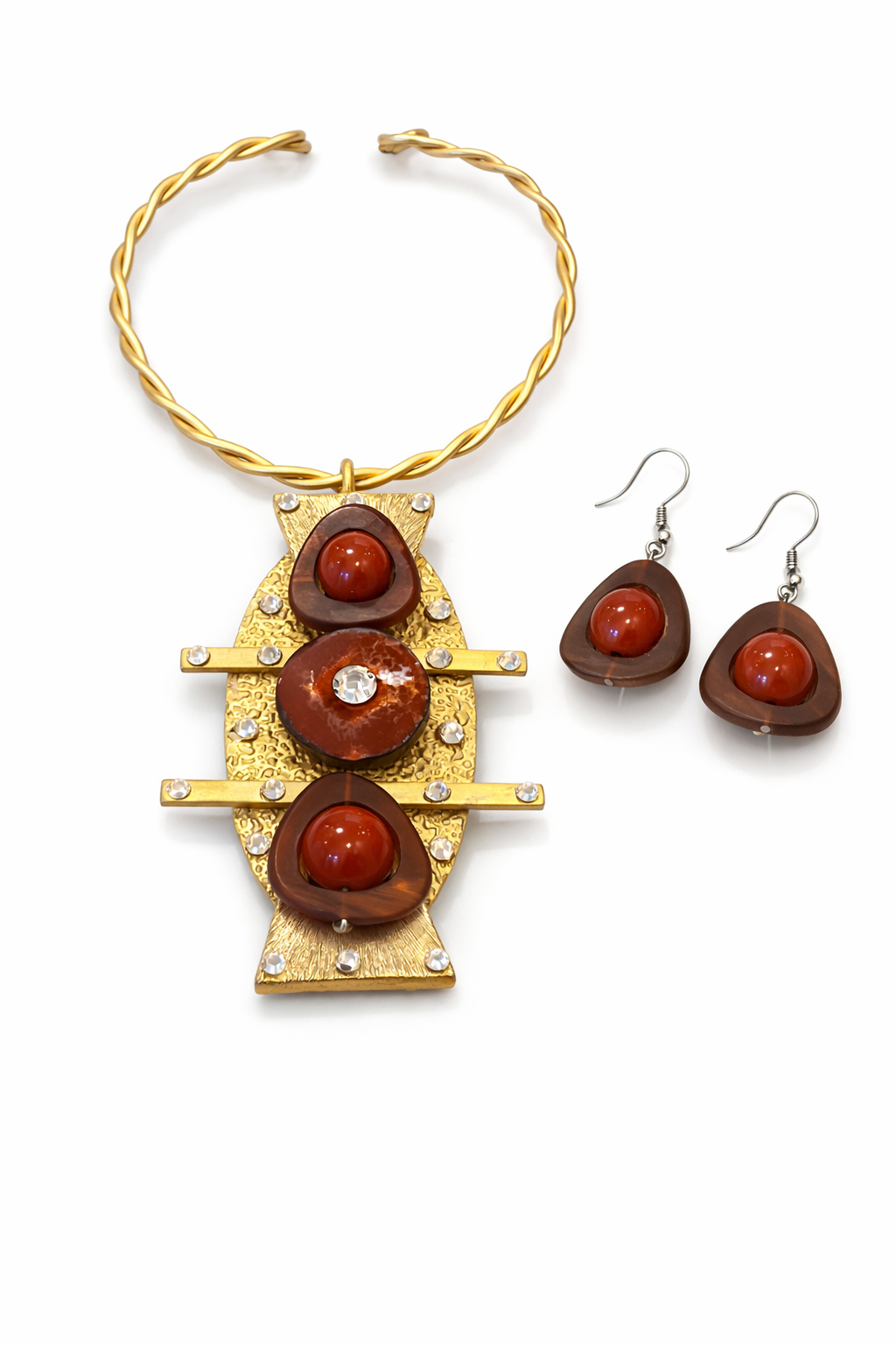 Too Bold to Fold Set-Necklace