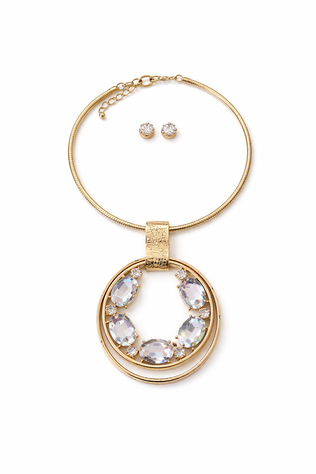 Luminous Halo Luxe Set-Necklace