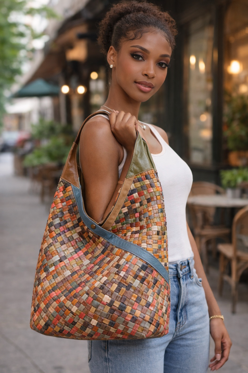 Mosaic Muse Hobo-Purse