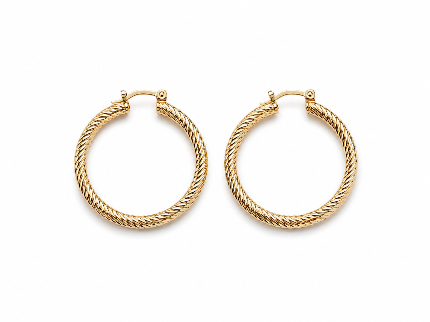 Gilded Glow Mini Hoops- Earrings