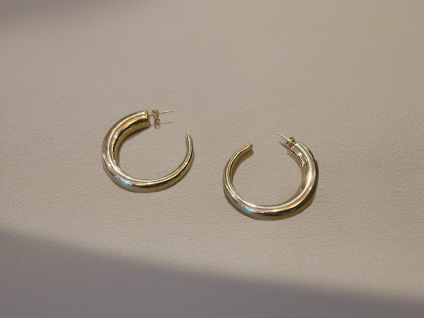 Eternal Gold Half Hoops-Earrings