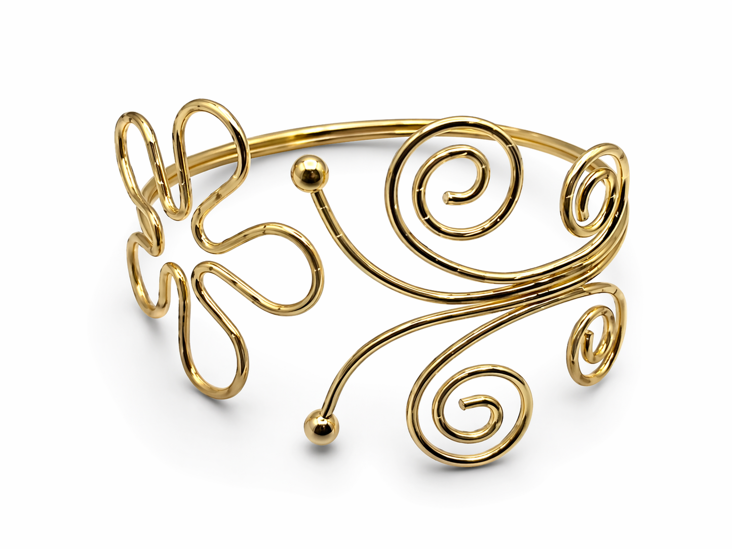 Gilded Goddess Arm Wrap-Bracelet