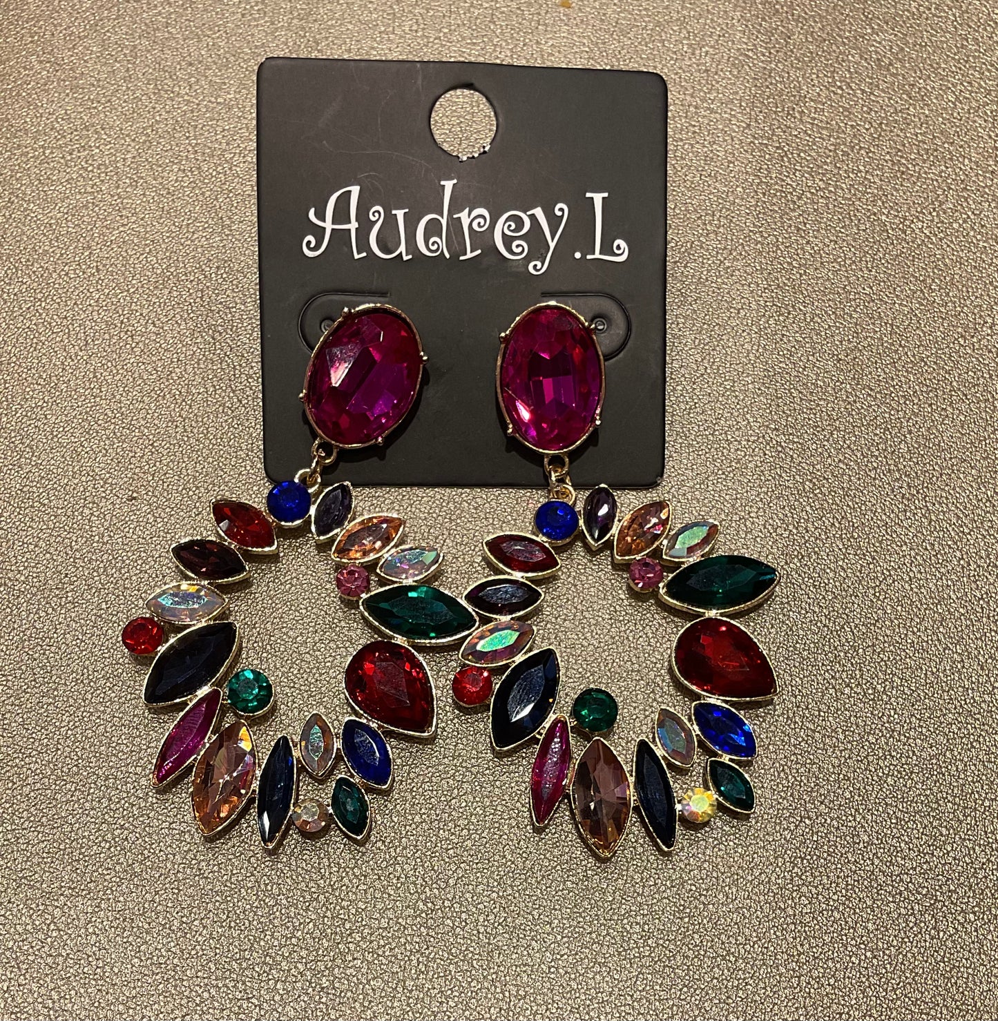 Bling Queen Earrings - Multicolored