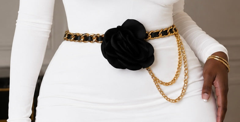 Daisy Drape- Chain belt