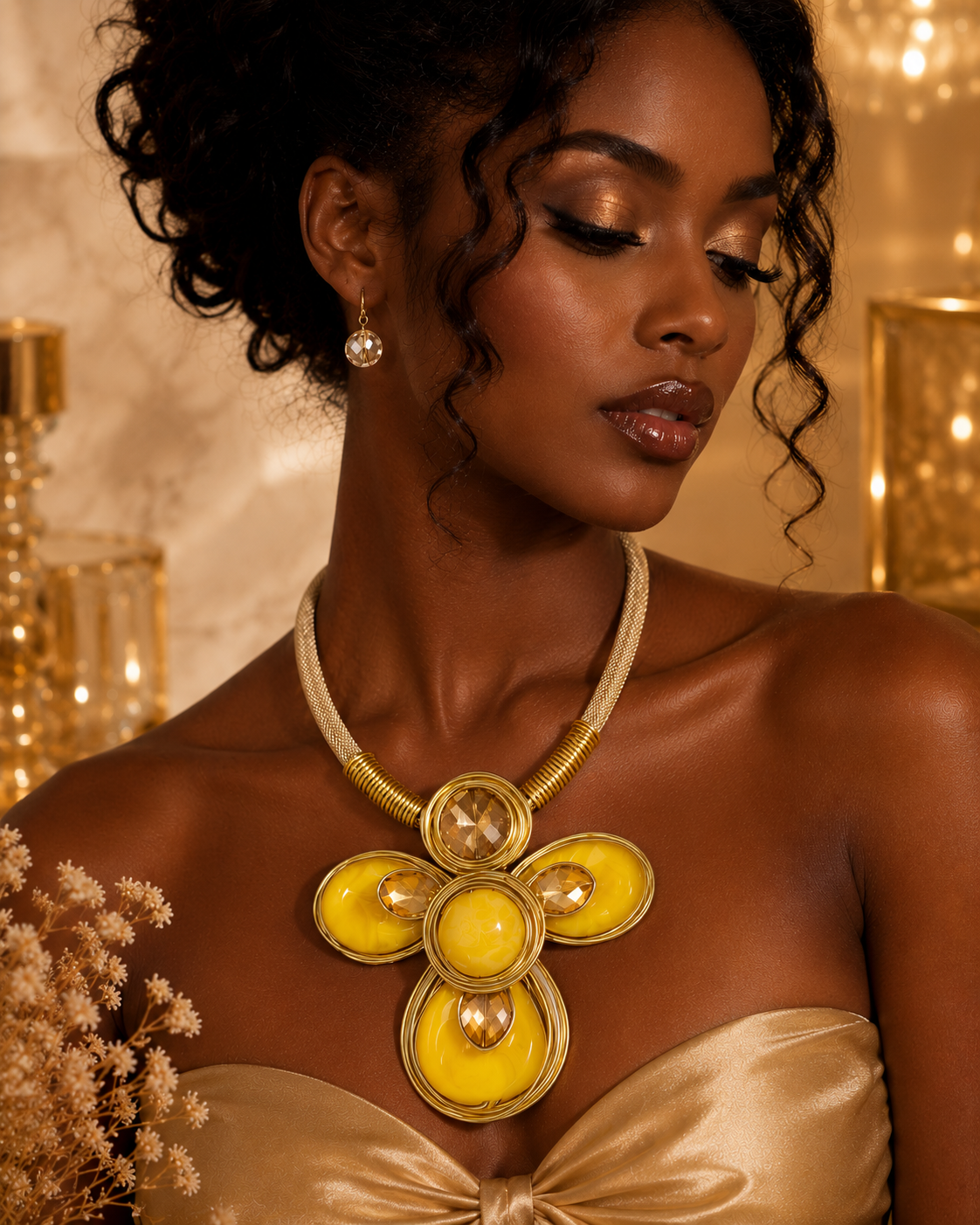 Golden Energy Necklace