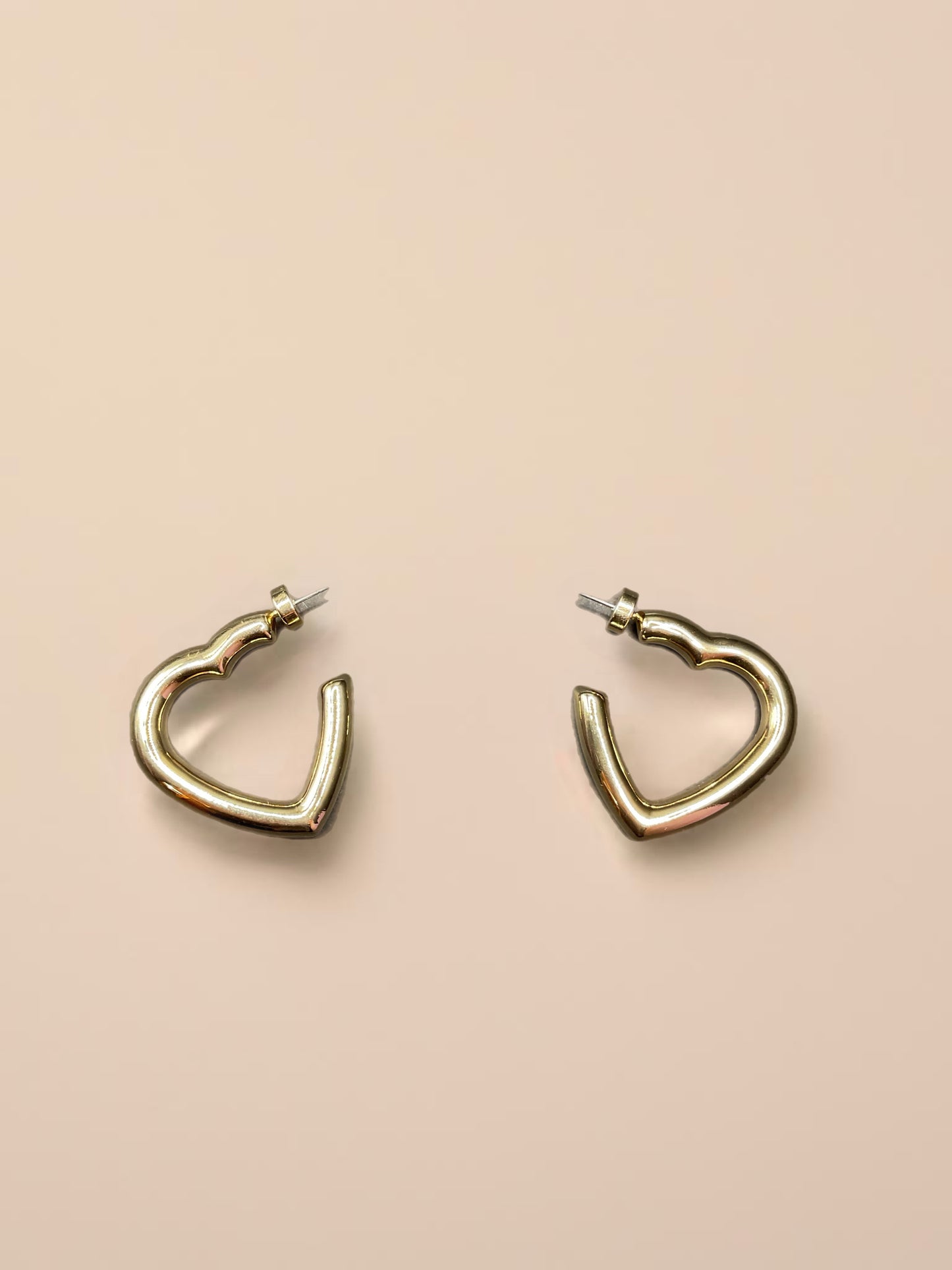 Sweet Nothing Heart Hoop- Earrings