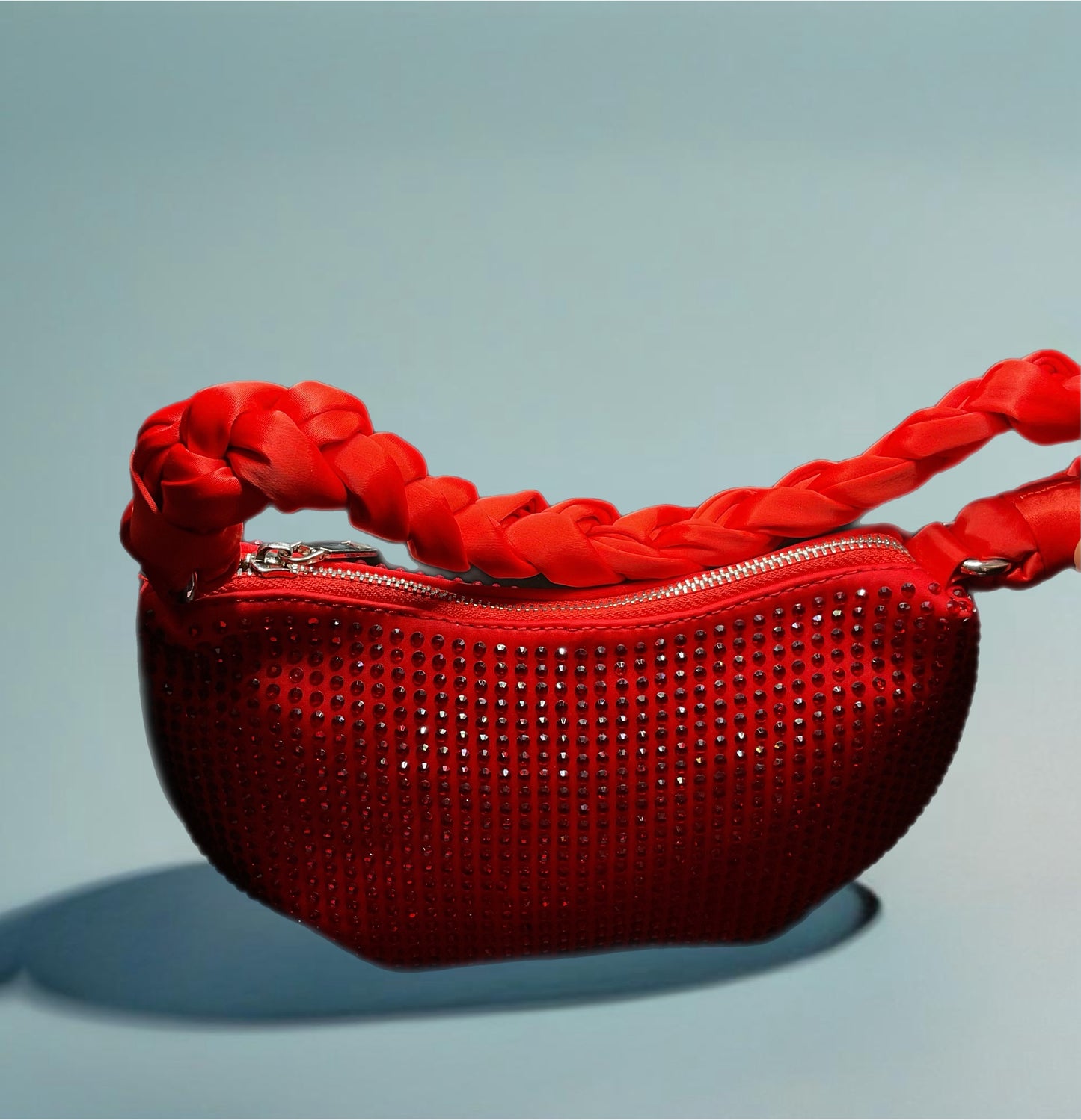 Braided up handbag