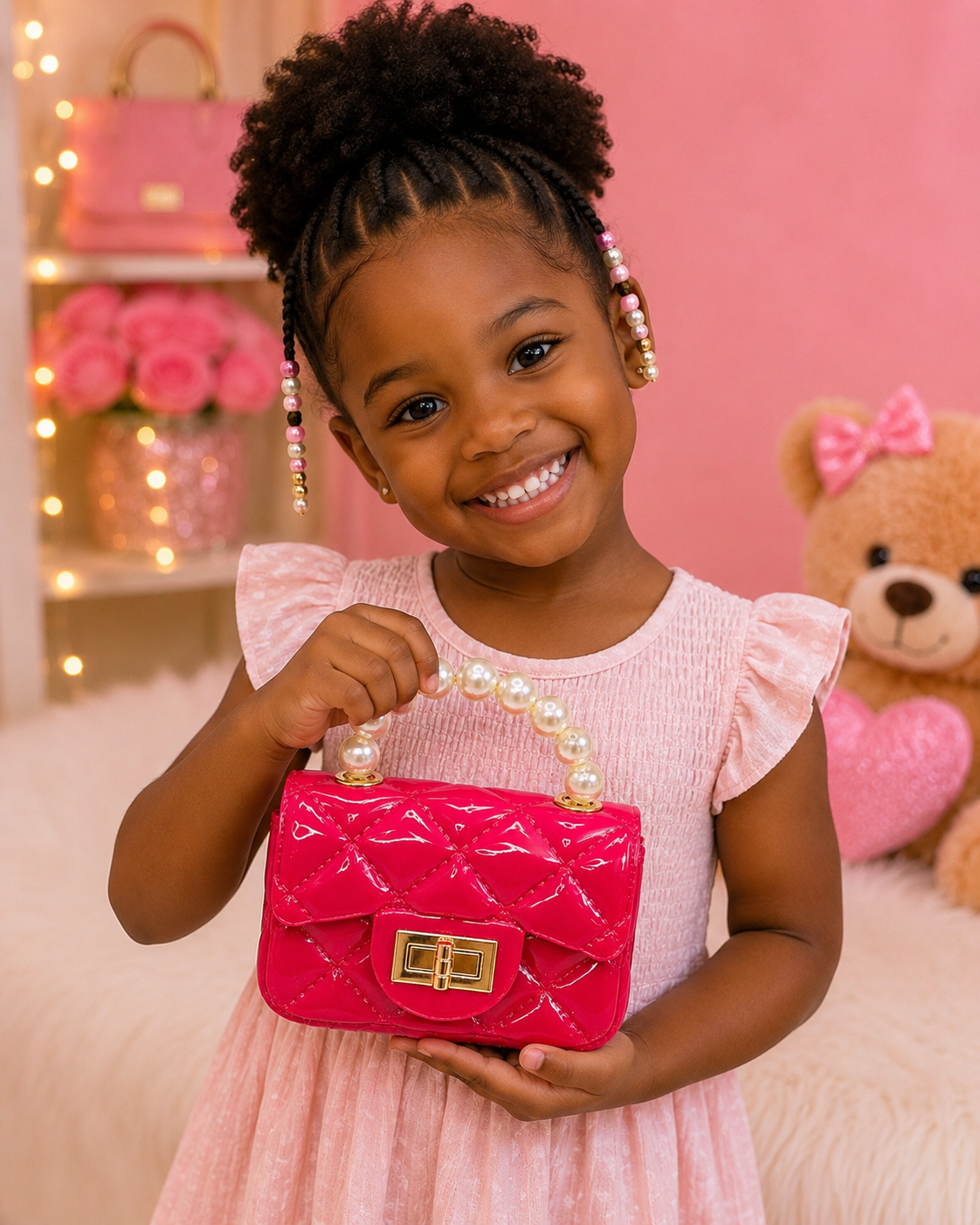 Shine Bright Pearls -Kids Purse