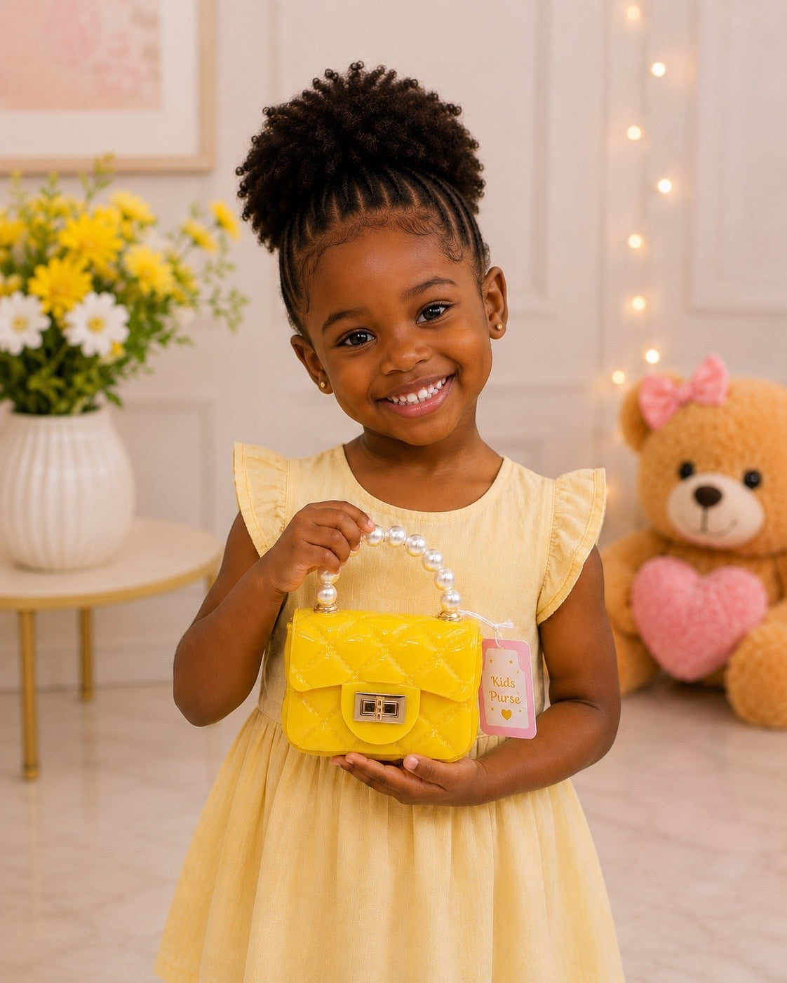 Shine Bright Pearls -Kids Purse