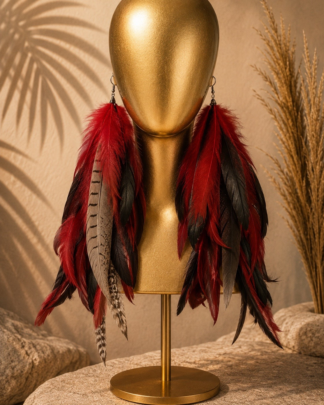 Tickle Me Feathers- Earrings