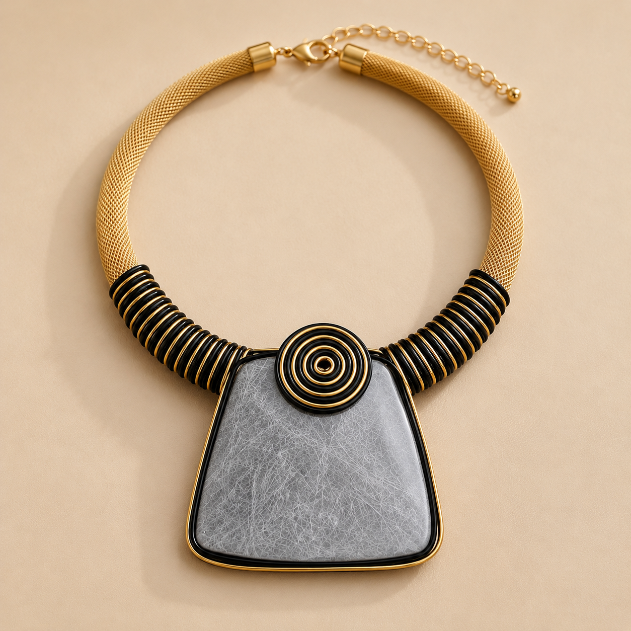Caught in the Swirl- Necklace