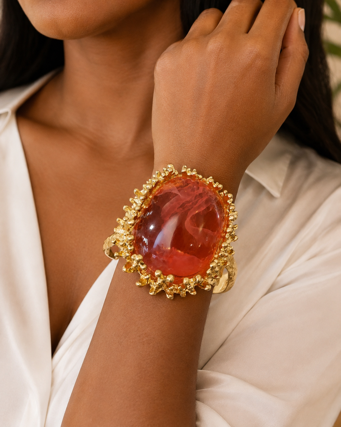 Pretty In Power Cuff - Bracelet