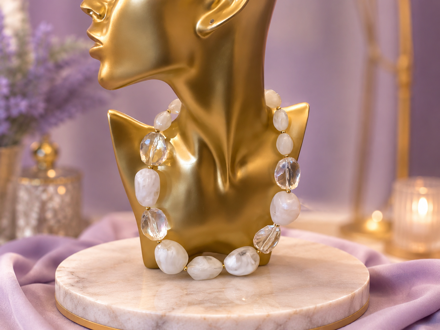 Blush & Brilliance - Necklace