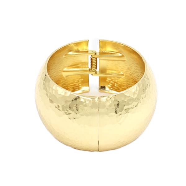 Oval Hammer Cuff Bracelet