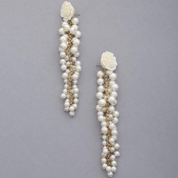 Rosey Pearl Earrings