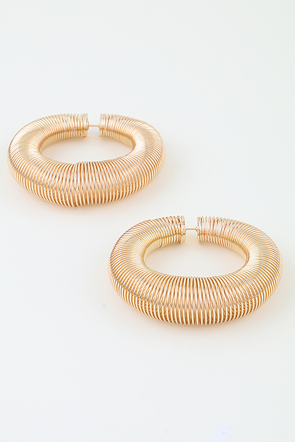 Slinky Girl Hoop- Earrings