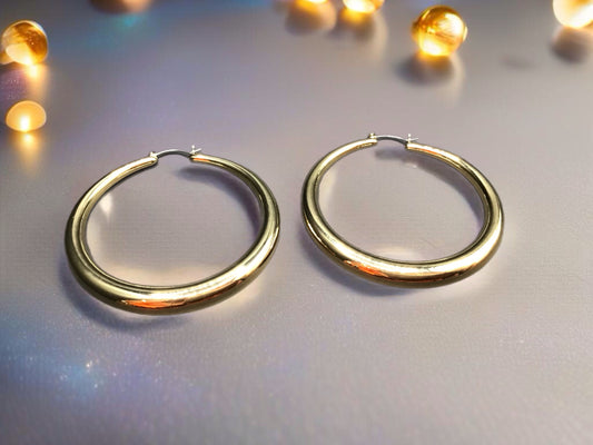 Around the Way Hoops- Earrings