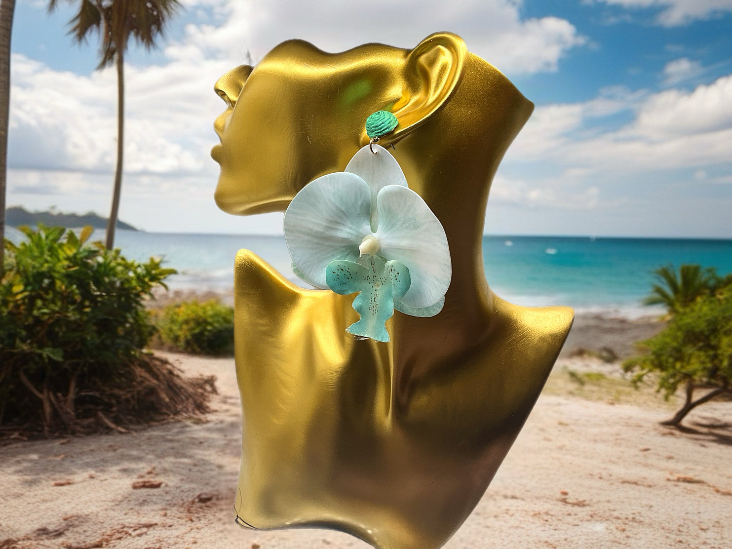 Blushing Orchid-Earrings