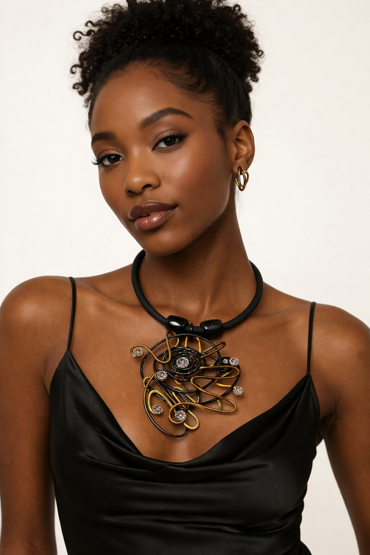 Star Power Swirl-Necklace