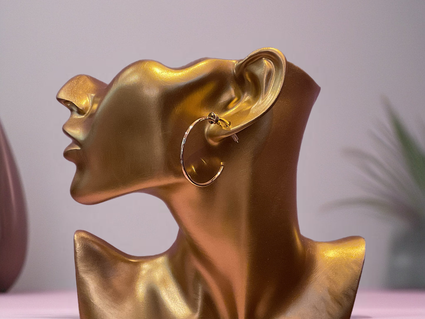 Nail'd It Hoops-Earrings