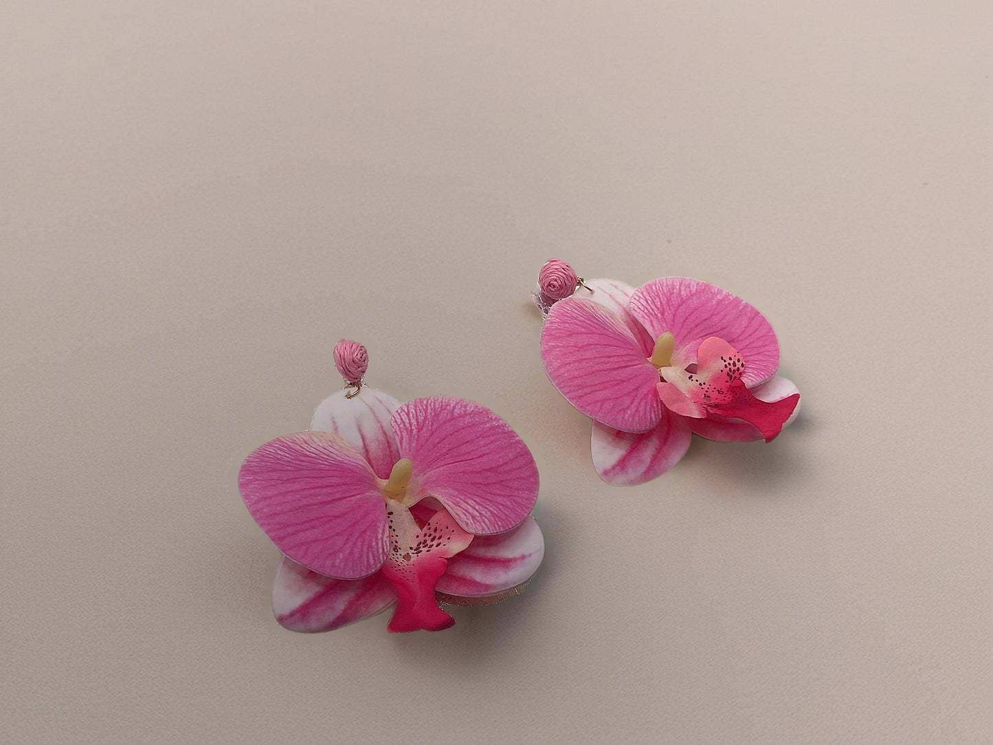 Blushing Orchid-Earrings