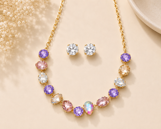 The Dreamlight Crystal Set-Necklace