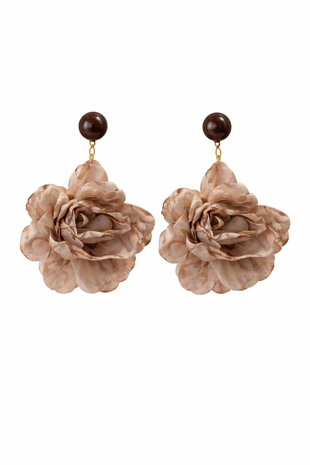 Desert Rose Statement Drops-Earrings