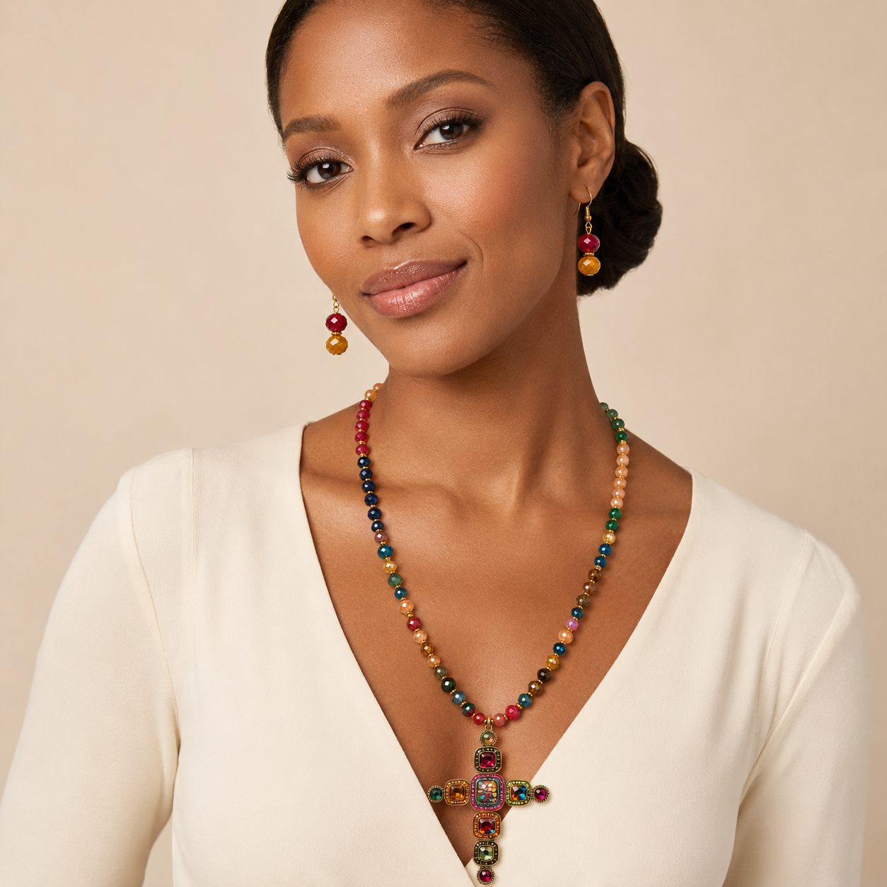 Divine Radiance Collection-Necklace & Earring Set