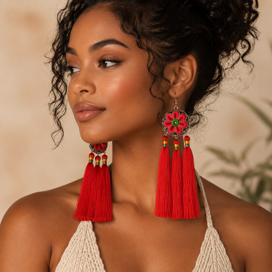 Flirt in Full Bloom-Earrings