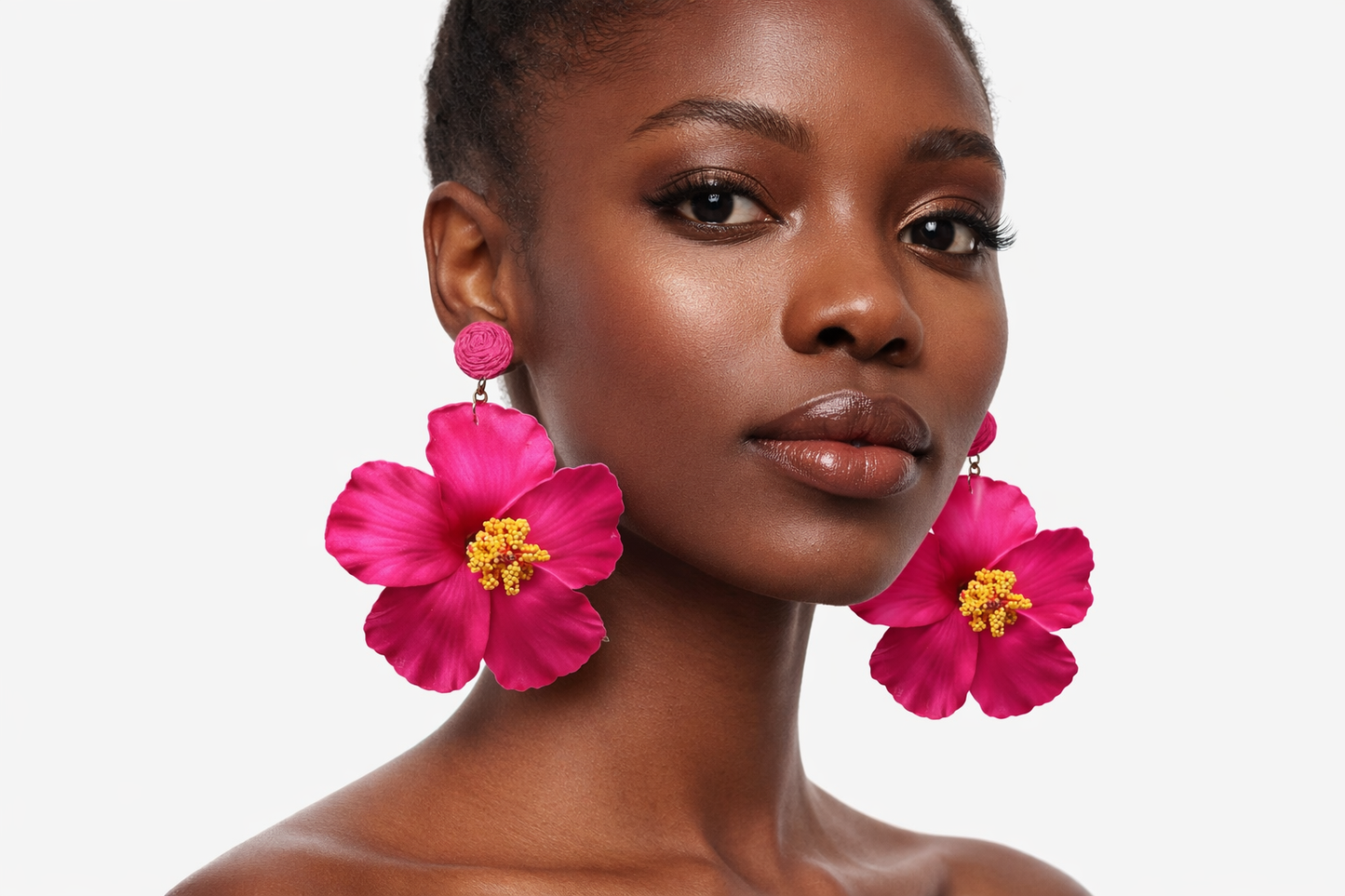 Hibiscus Hottie-Earrings