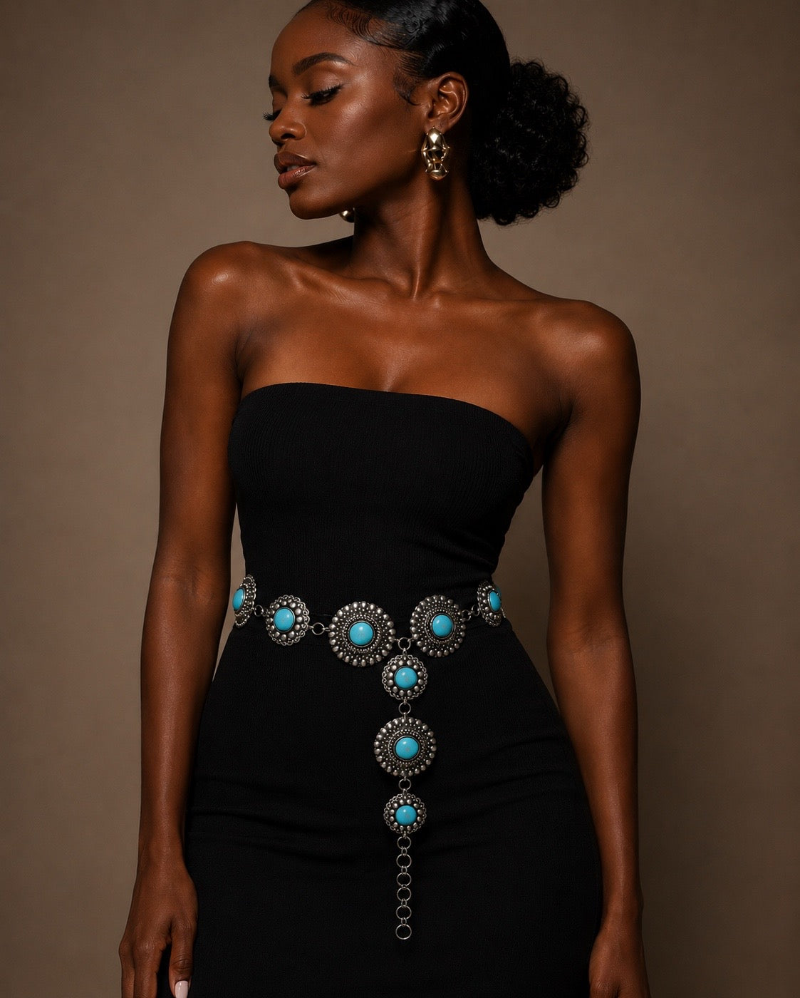 Turquoise Reign Statement-Belts