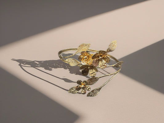 Eden Gold Arm Cuff-Bracelet