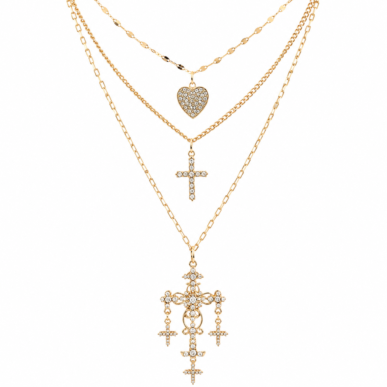 The Golden Grace Layered-Necklace