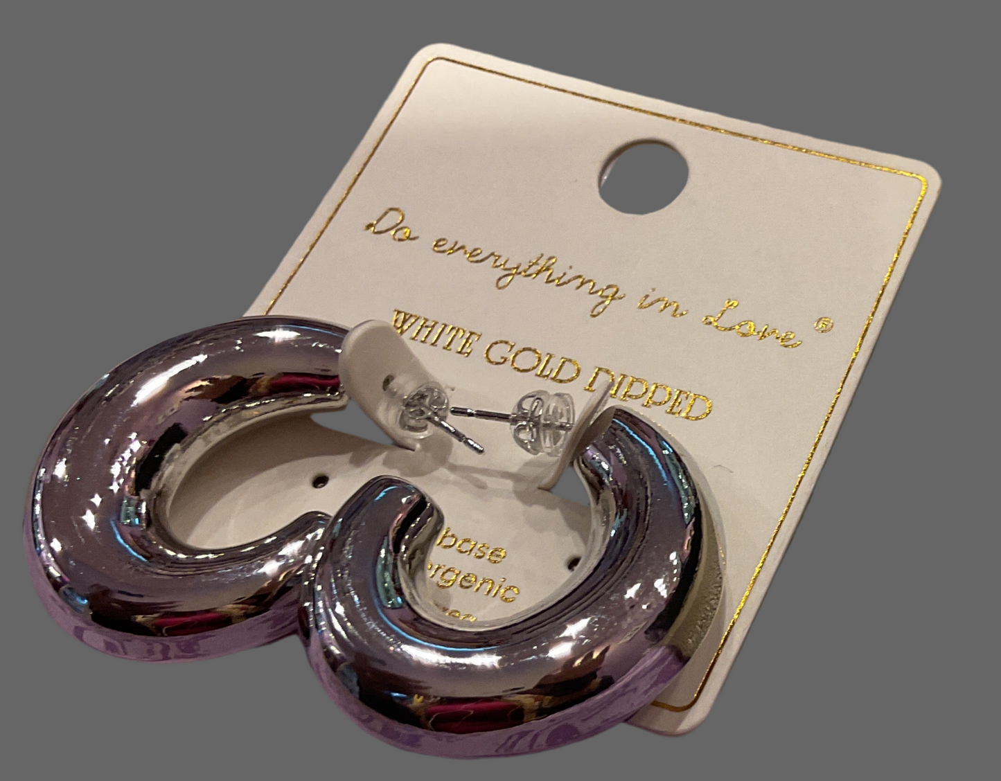 In the moment hoop earring