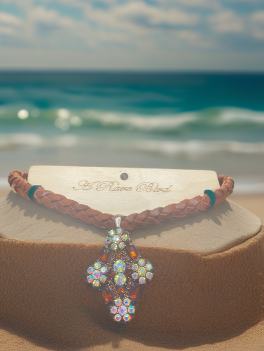 Rustic Princess Leather Choker