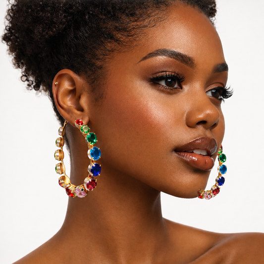 Prism Royale Hoops-Earrings