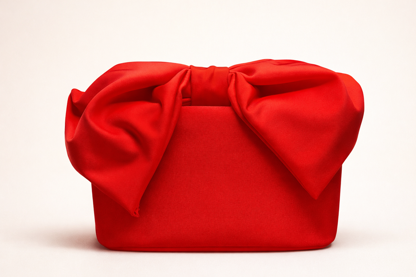 Satin Bow Handle Purses