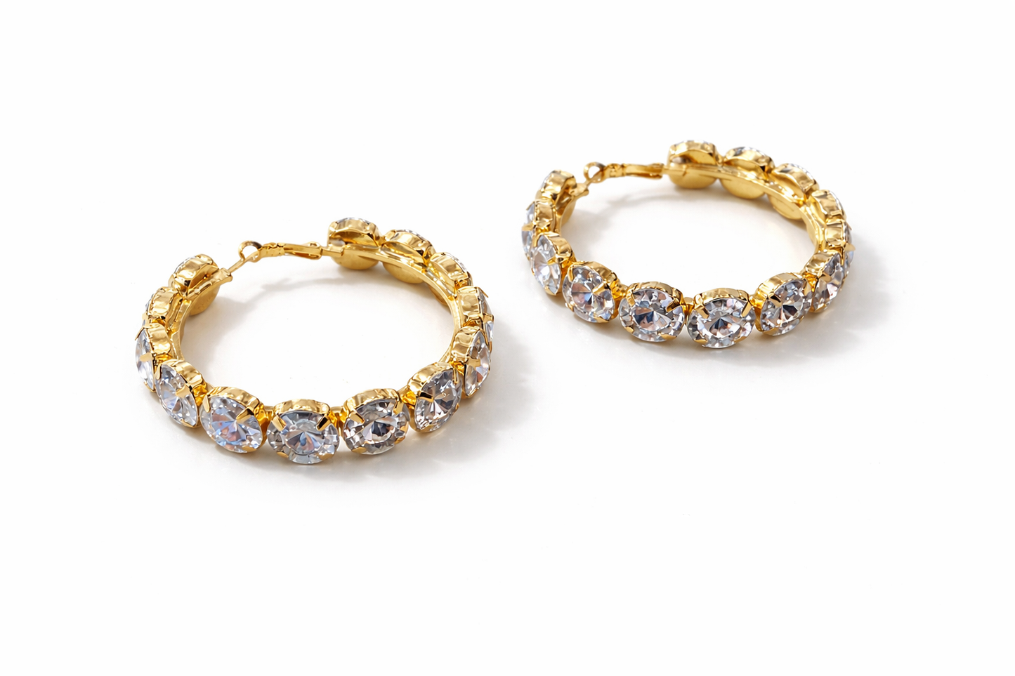 Manifested Radiance Hoops-Earrings
