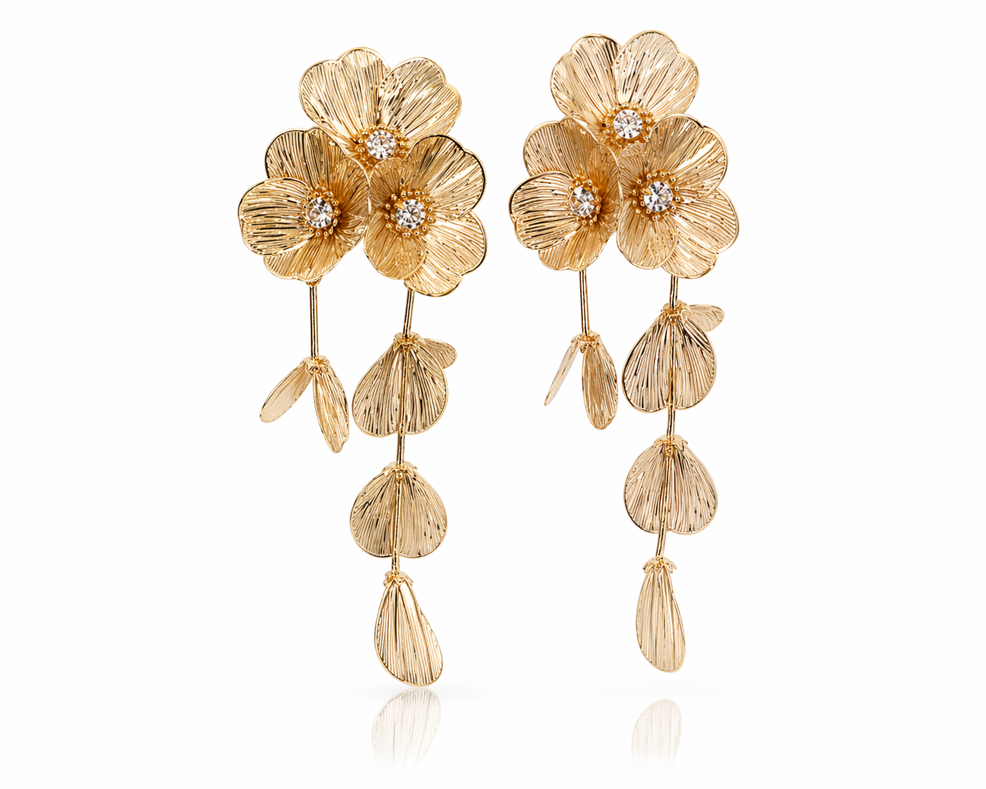 Golden Cascade- Earrings