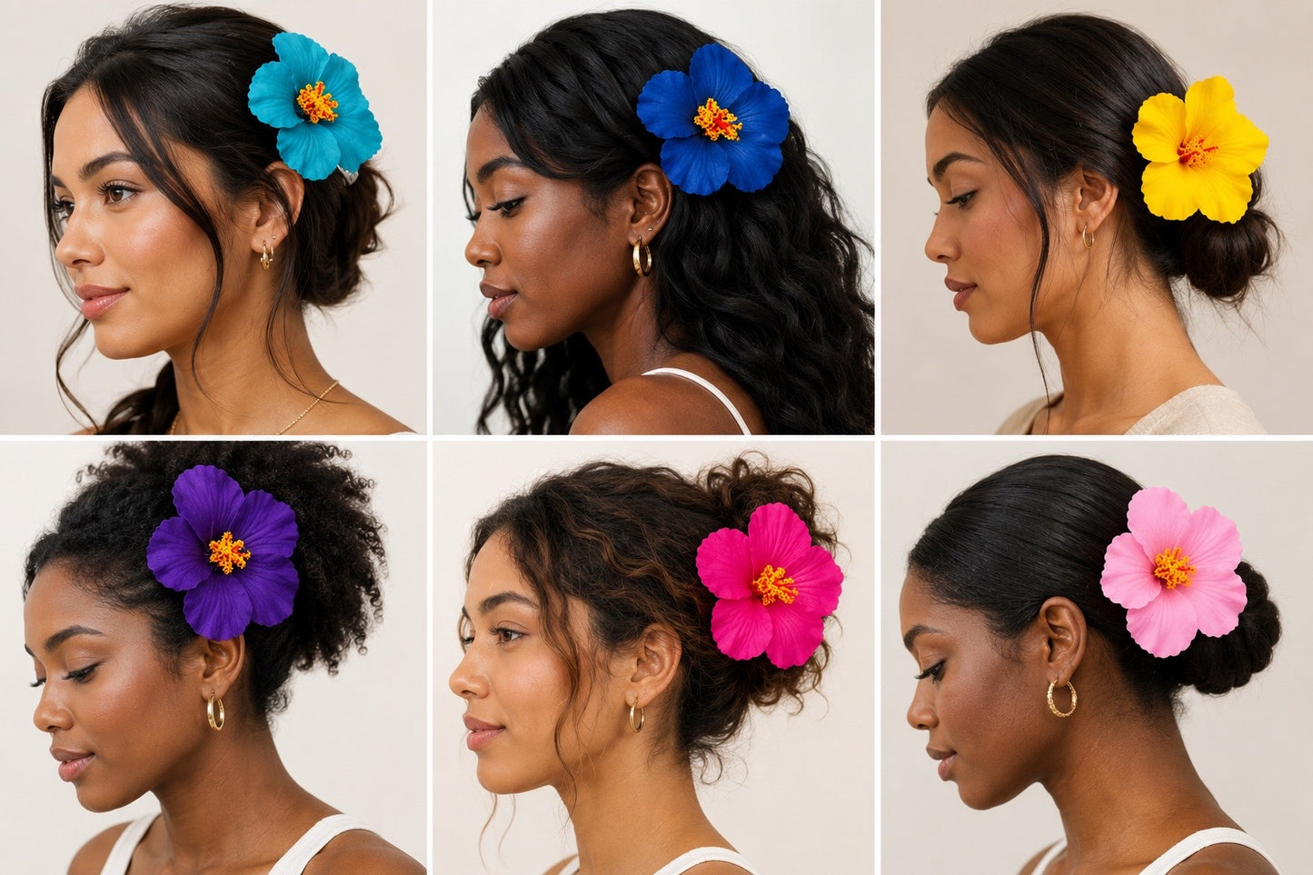 Island Bloom Hair Clip Collection-Misc
