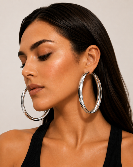 The Muse Statement Hoops-Earrings