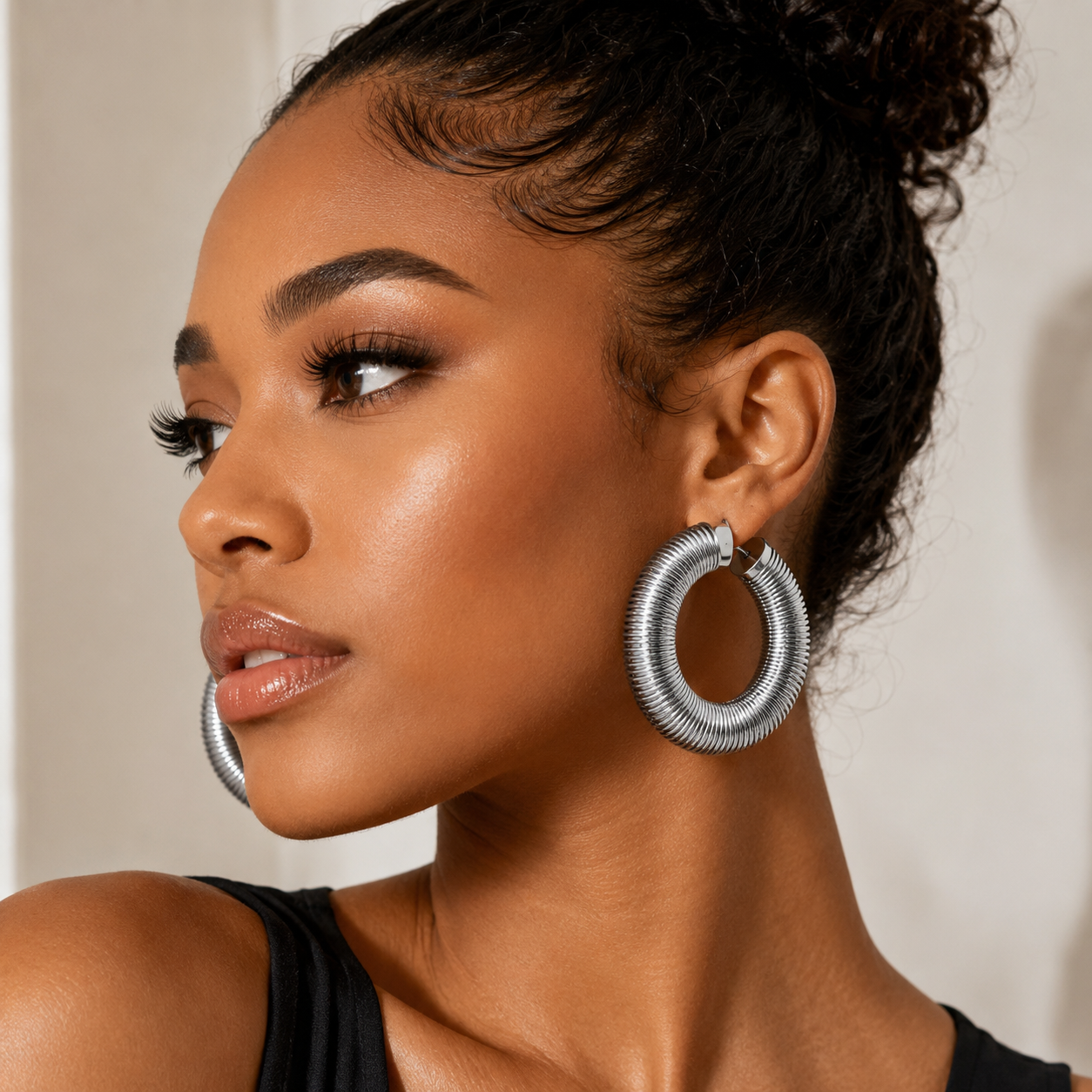 Slinky Girl Hoop- Earrings