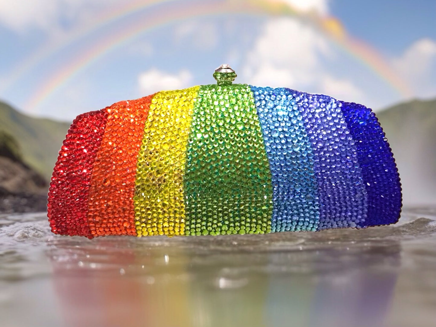 Proud Pride Crystal Swarovski Purse