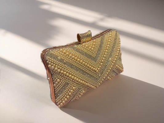 Mother Of Pearl Clutch-Purse