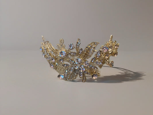 Golden Petal Clip- Hair Clip